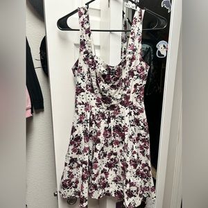 Hot Topic Floral Skull Dress